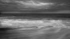 USA, New Jersey, Cape May National Seashore. Ocean and waves at sunrise. Art Print